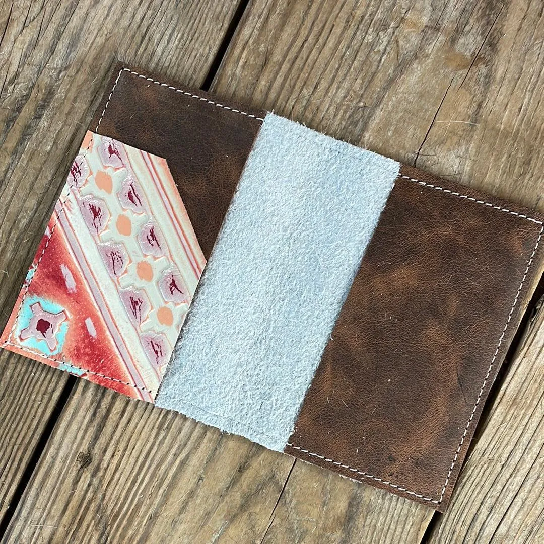065 Passport Cover - Tricolor w/ Fiesta Navajo