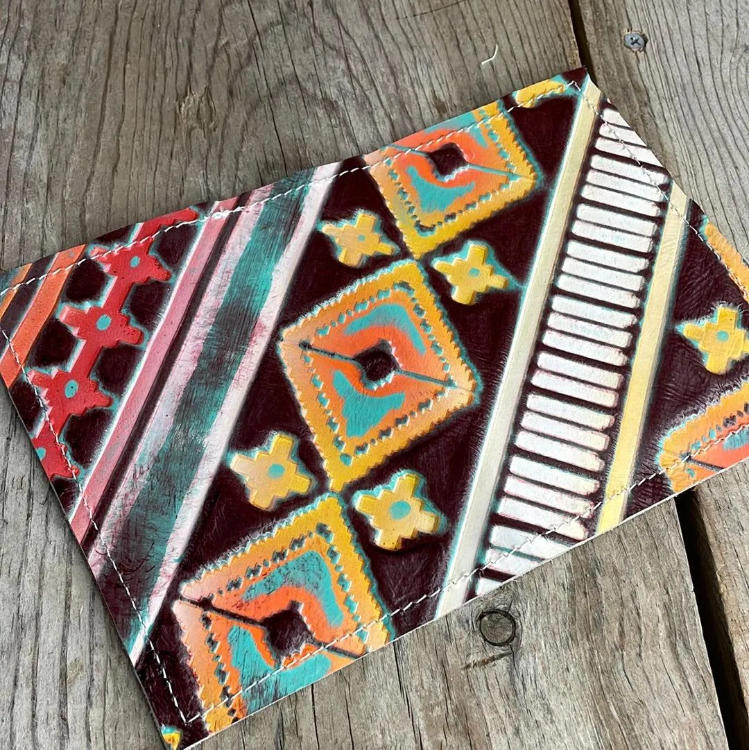 066 Passport Cover - No Hide w/ Western Sunset