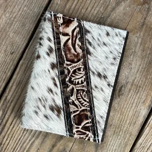 097 Passport Cover - Longhorn w/ Ivory Rose