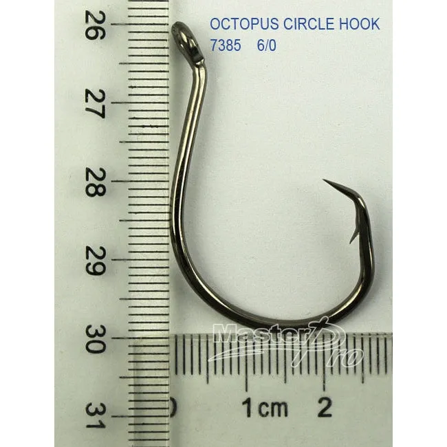 1000 x #6/0 Chemically Sharpened Octopus Circle Hooks Fishing Tackle