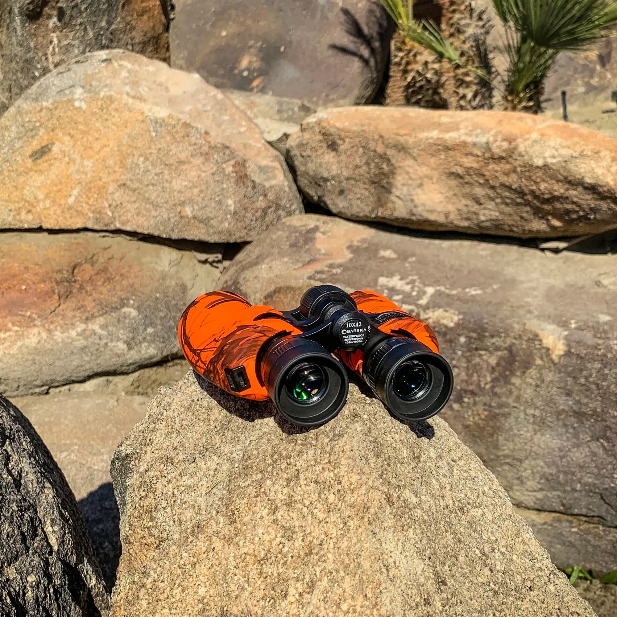 10x42mm Crossover Waterproof Binoculars, Mossy Oak® Blaze® Camo | AB13437