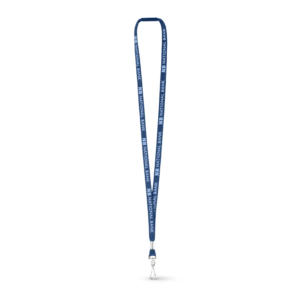 1/2" Tubular Polyester Lanyard - Silkscreen
