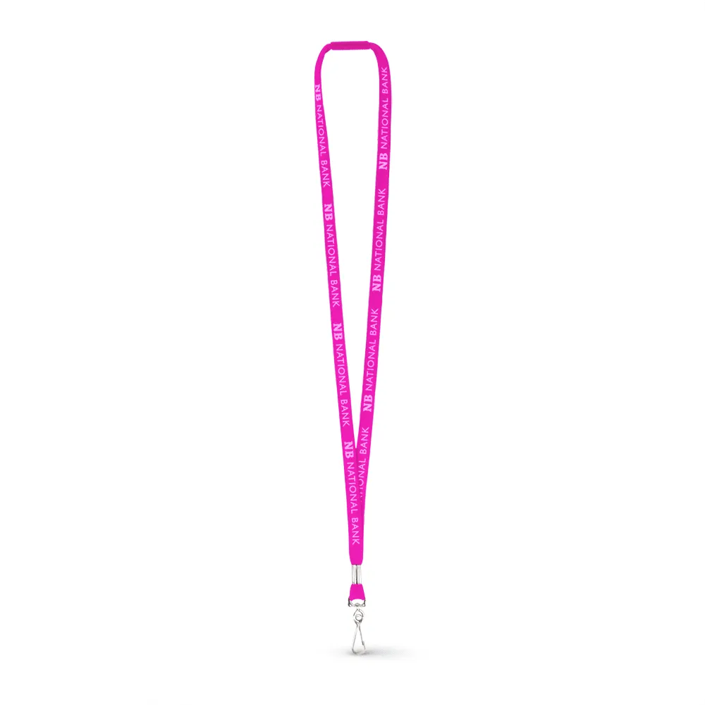 1/2" Tubular Polyester Lanyard - Silkscreen