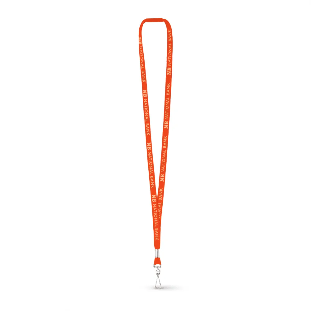 1/2" Tubular Polyester Lanyard - Silkscreen