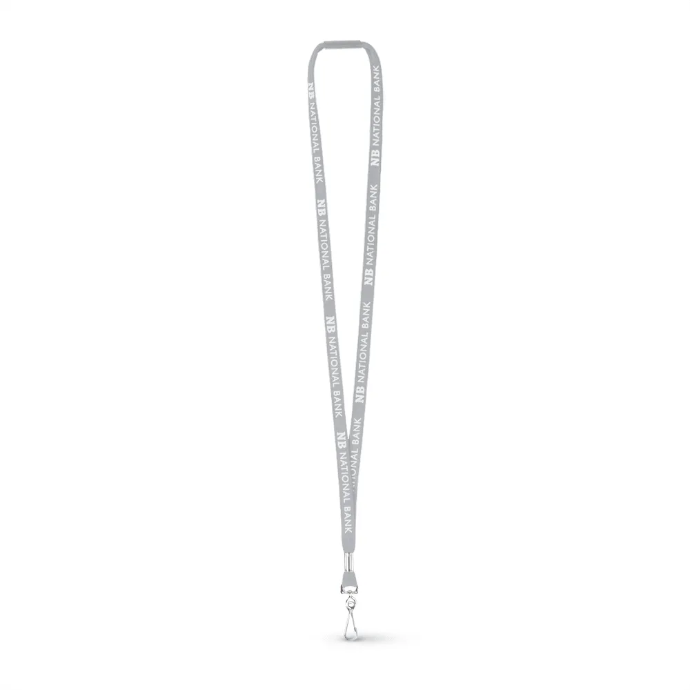 1/2" Tubular Polyester Lanyard - Silkscreen