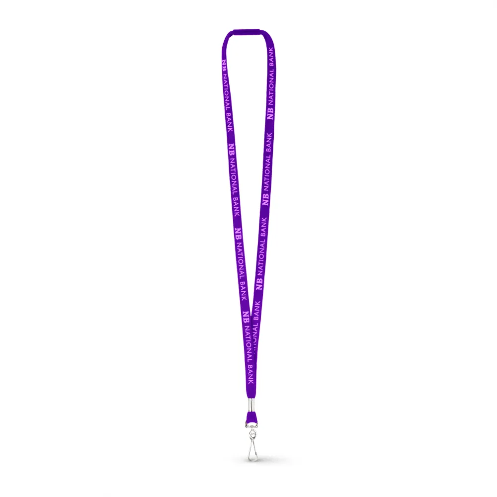 1/2" Tubular Polyester Lanyard - Silkscreen