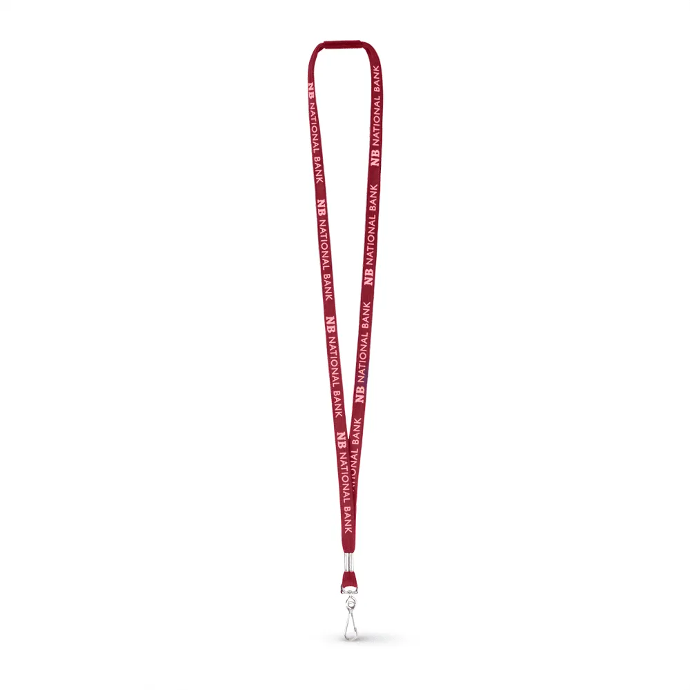 1/2" Tubular Polyester Lanyard - Silkscreen