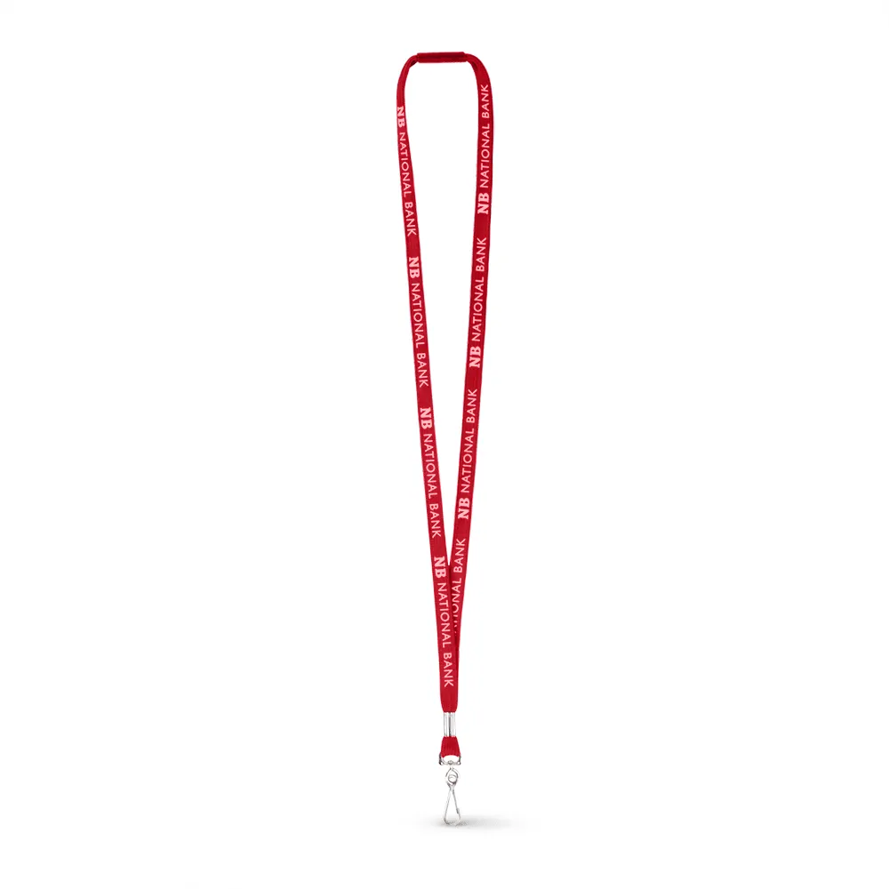 1/2" Tubular Polyester Lanyard - Silkscreen