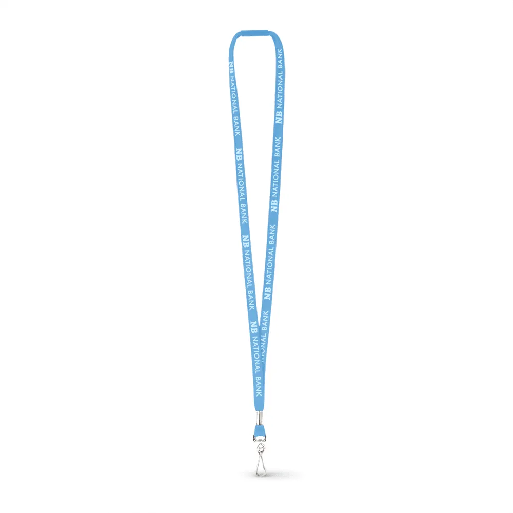 1/2" Tubular Polyester Lanyard - Silkscreen