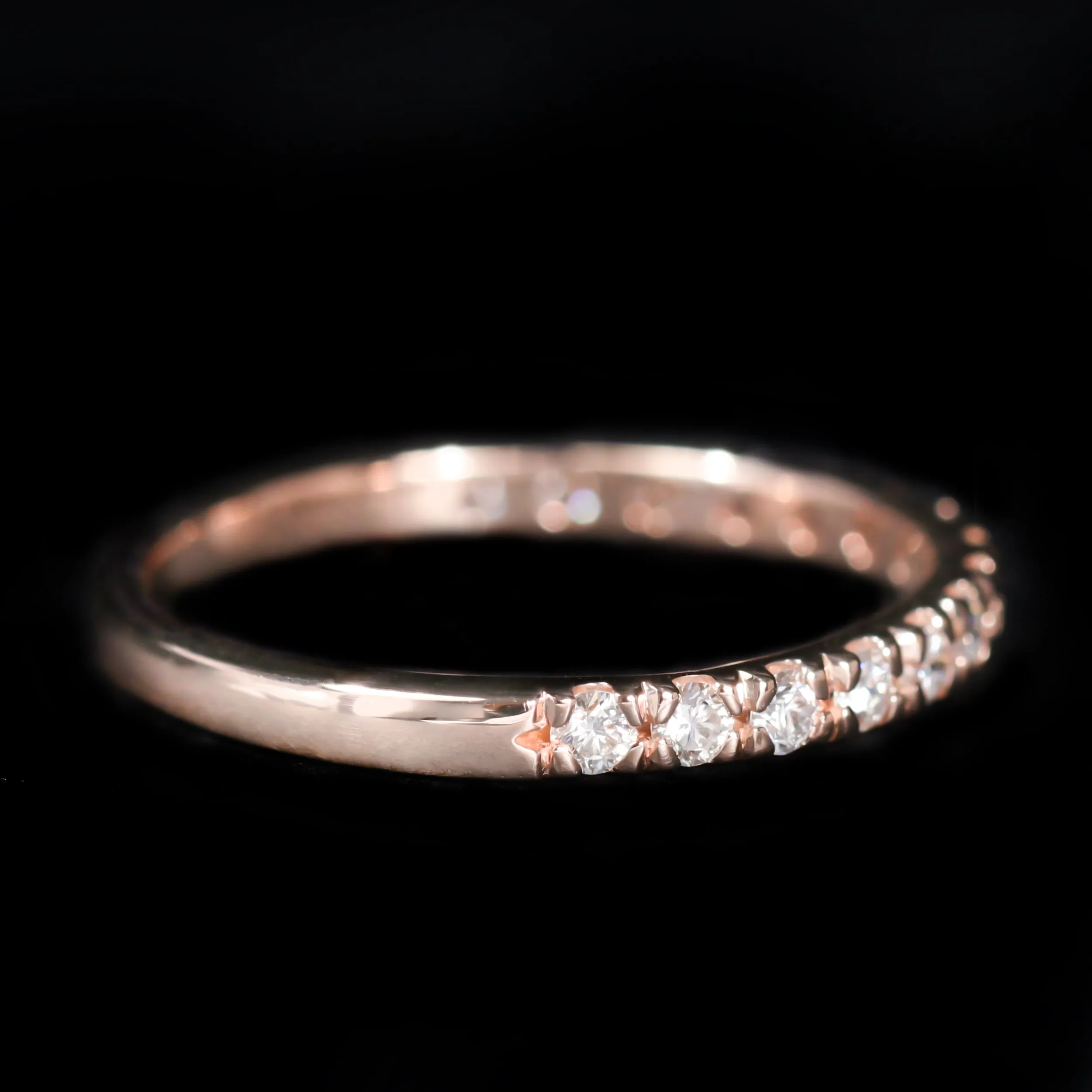 14K Rose Gold 0.37 CTW Diamond Band