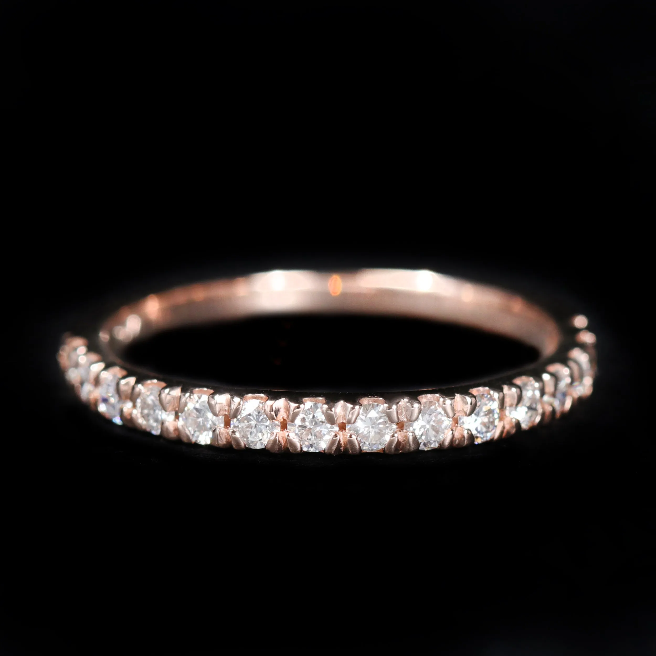 14K Rose Gold 0.37 CTW Diamond Band