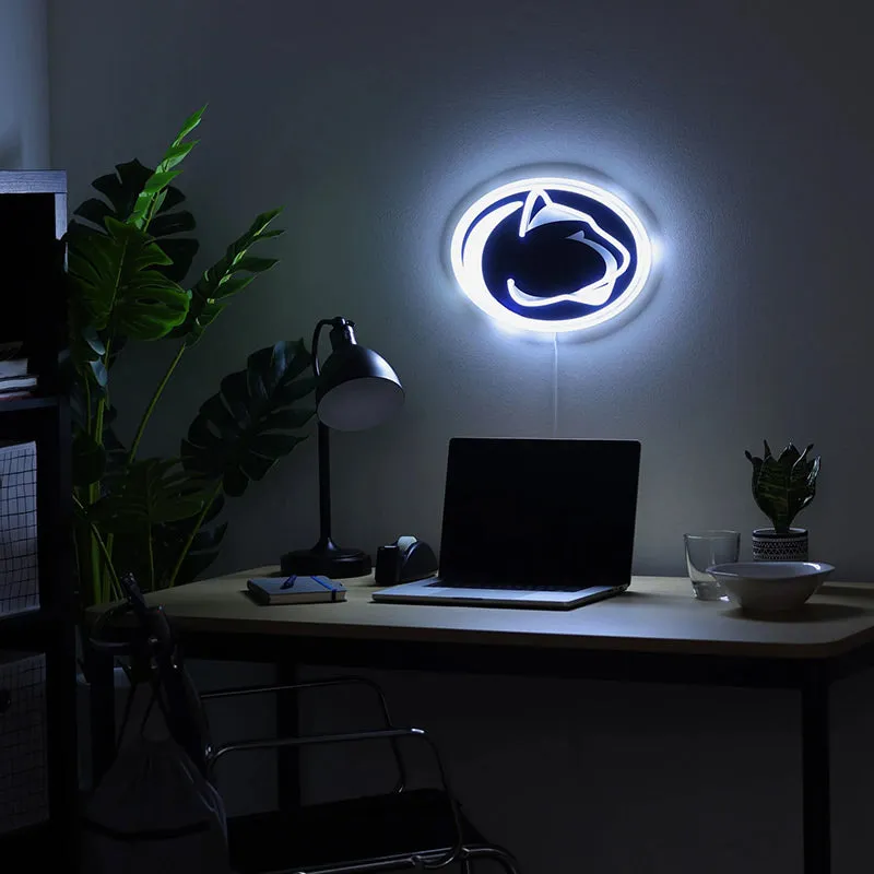 15" Neon Light Up Nittany Lion Logo Sign