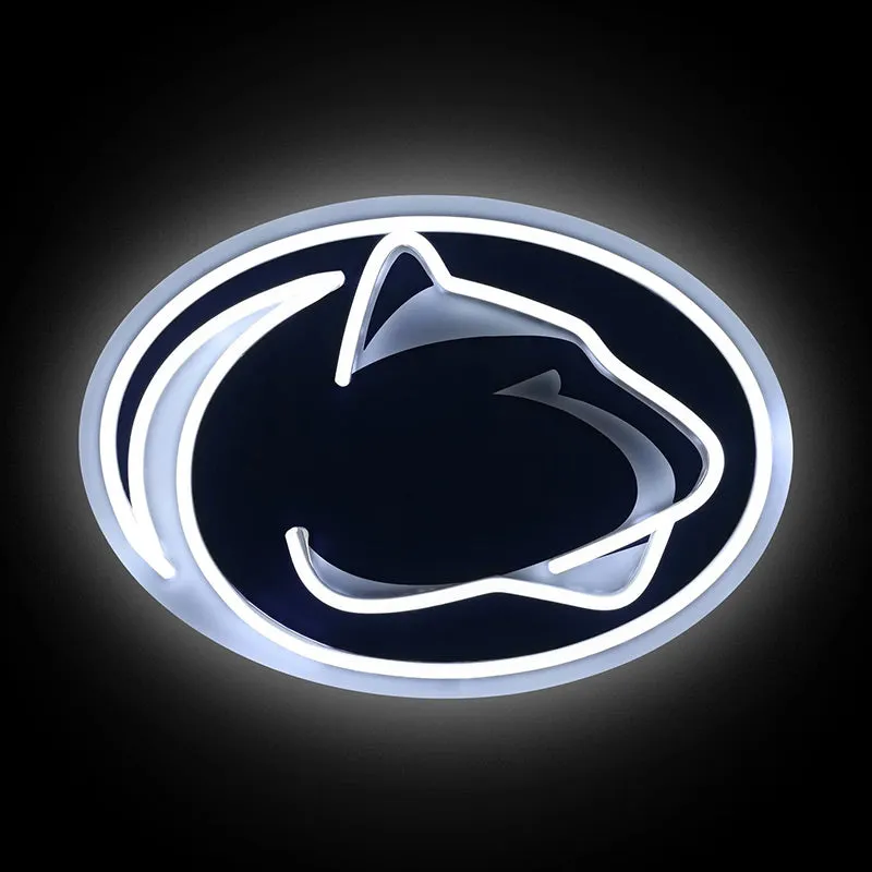 15" Neon Light Up Nittany Lion Logo Sign