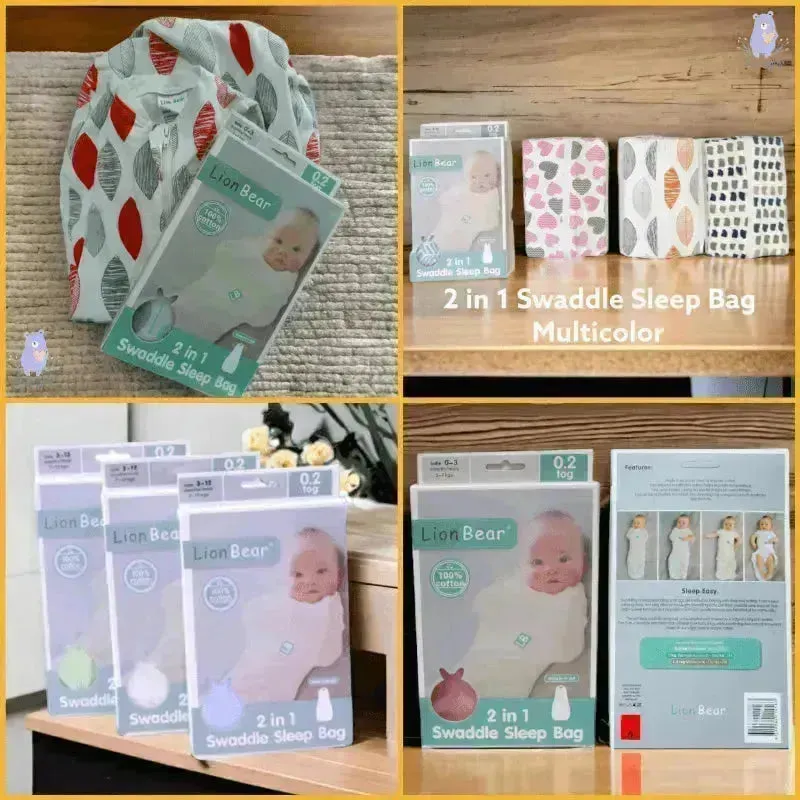 2 in 1 Swaddle Sleep Bag