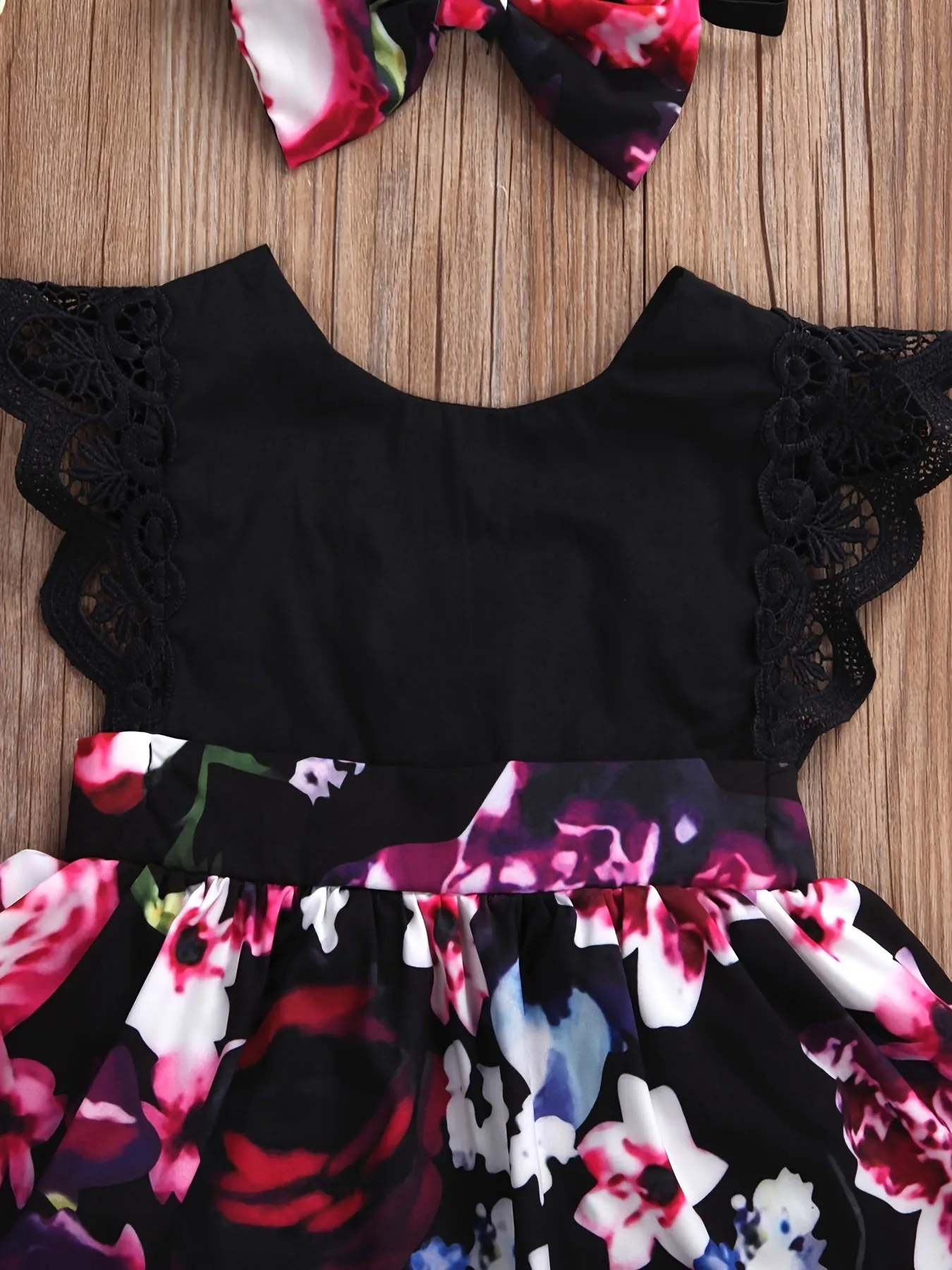 2PCS Newborn Infant Dress Set for Baby Girls