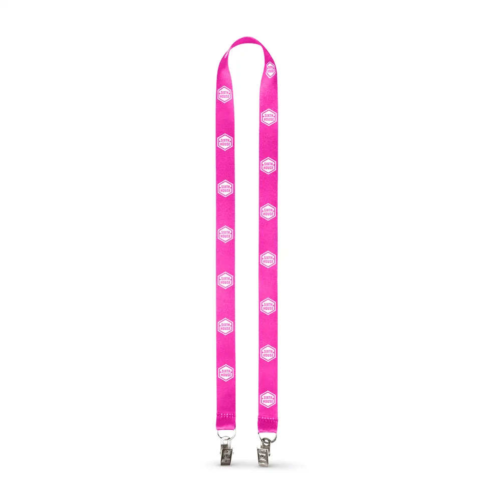 3/4" Flat Polyester Lanyard - Digitally Dye Sublimated