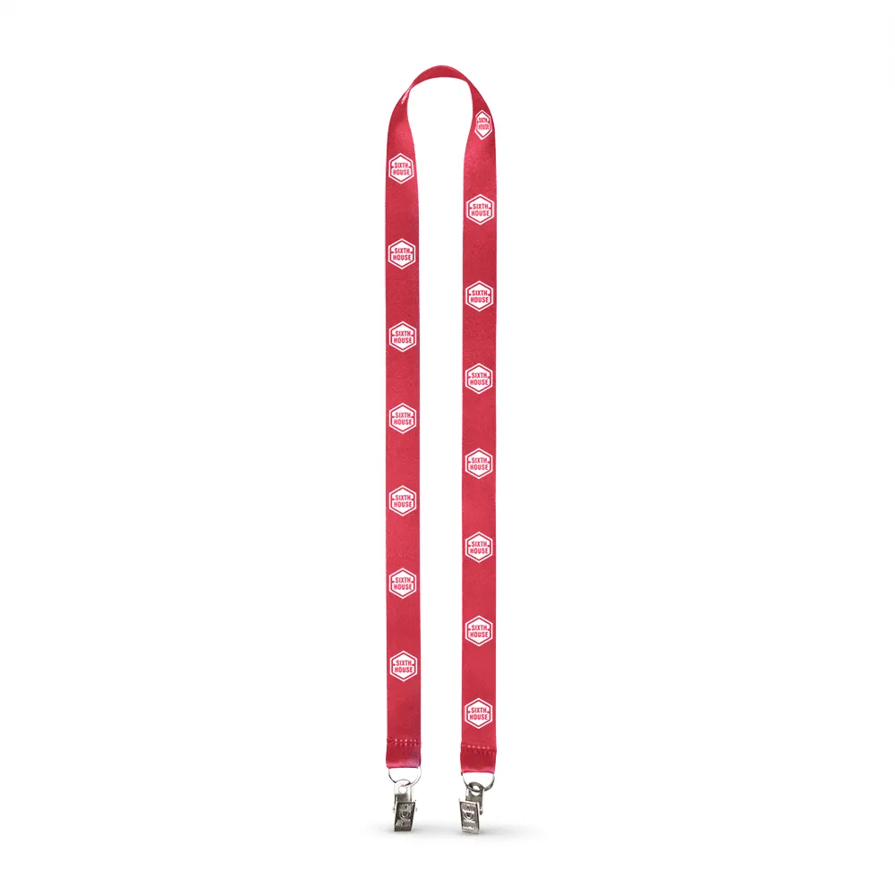 3/4" Flat Polyester Lanyard - Digitally Dye Sublimated