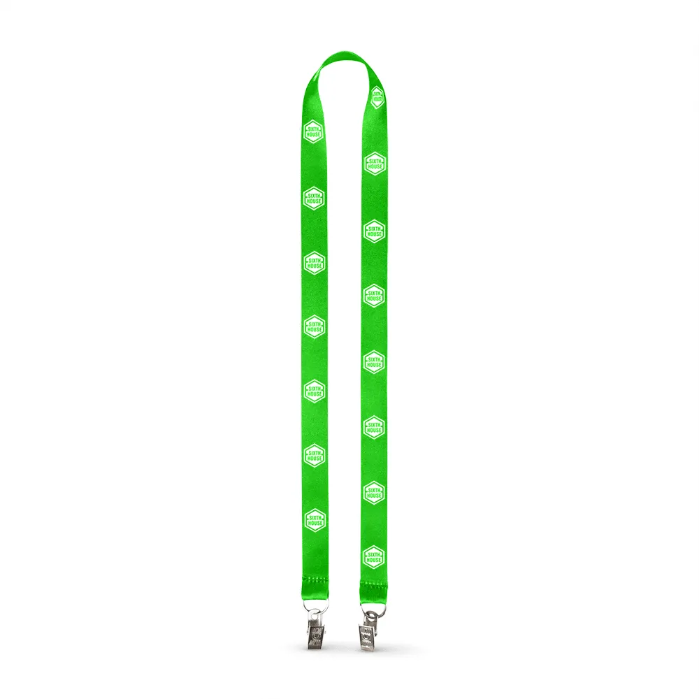 3/4" Flat Polyester Lanyard - Digitally Dye Sublimated