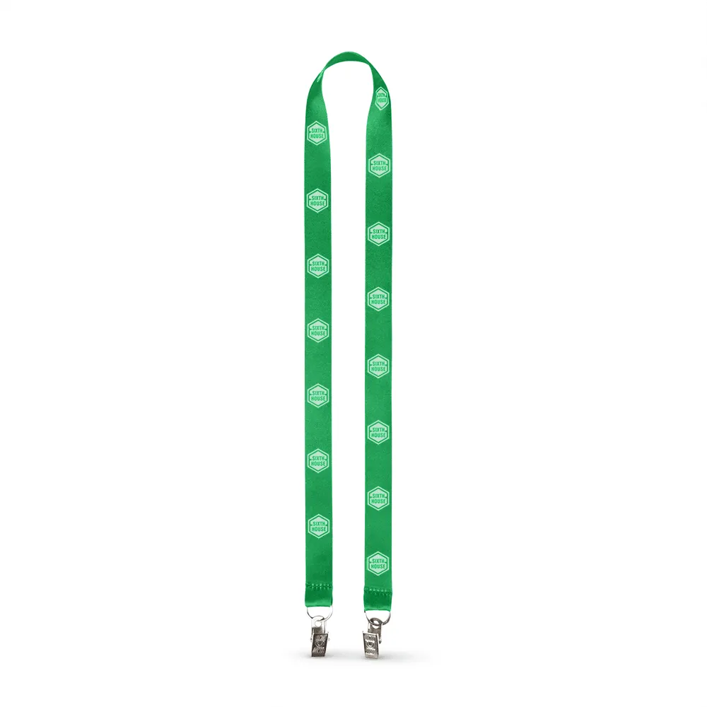 3/4" Flat Polyester Lanyard - Digitally Dye Sublimated