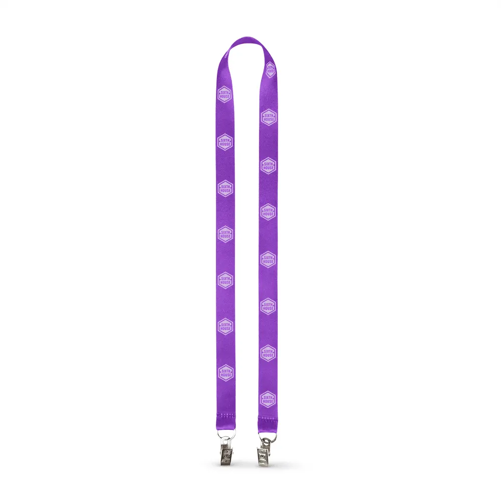 3/4" Flat Polyester Lanyard - Digitally Dye Sublimated