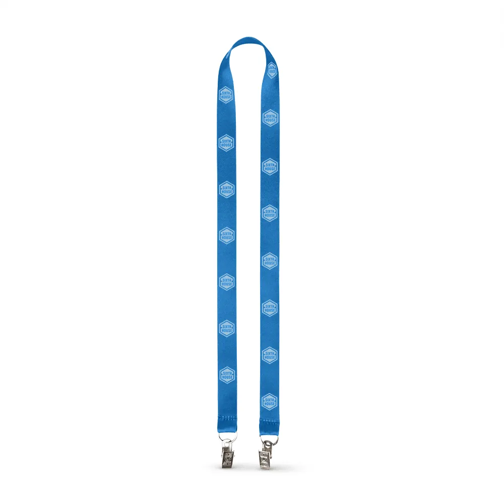 3/4" Flat Polyester Lanyard - Digitally Dye Sublimated