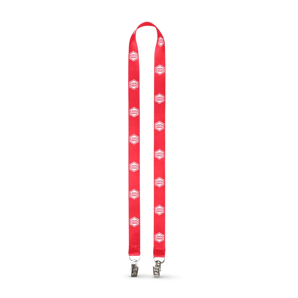 3/4" Flat Polyester Lanyard - Digitally Dye Sublimated