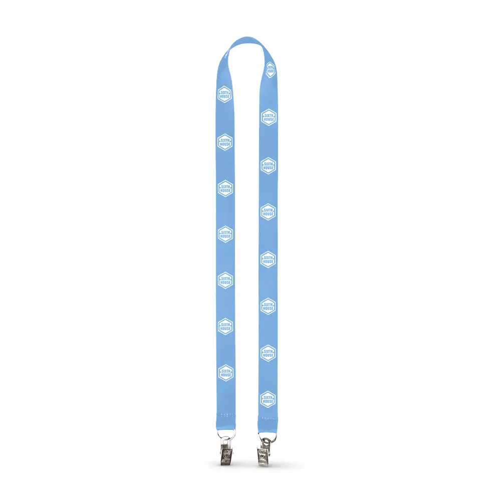 3/4" Flat Polyester Lanyard - Digitally Dye Sublimated
