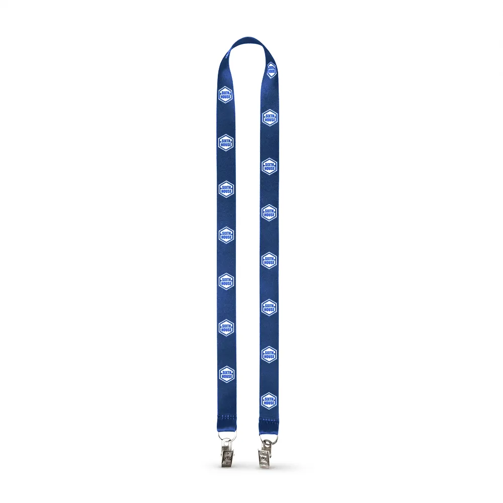 3/4" Flat Polyester Lanyard - Digitally Dye Sublimated