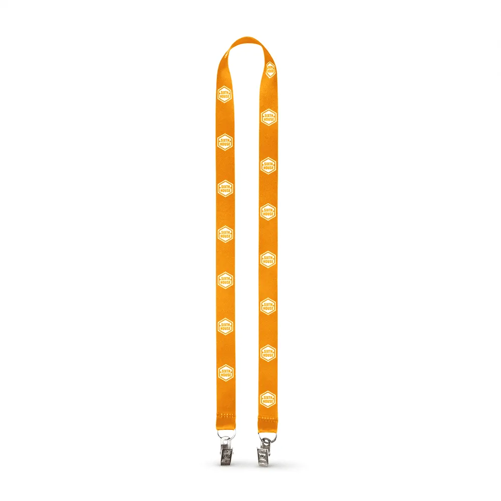 3/4" Flat Polyester Lanyard - Digitally Dye Sublimated
