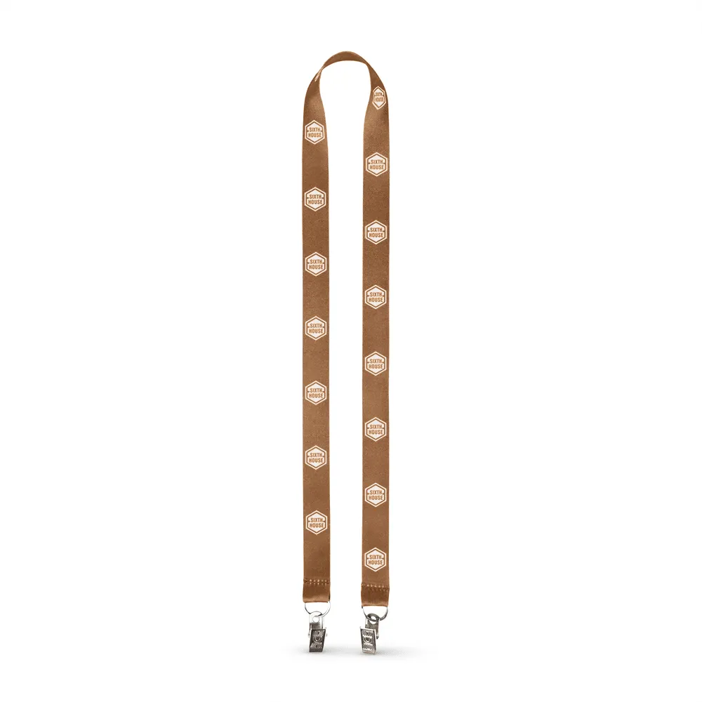 3/4" Flat Polyester Lanyard - Digitally Dye Sublimated