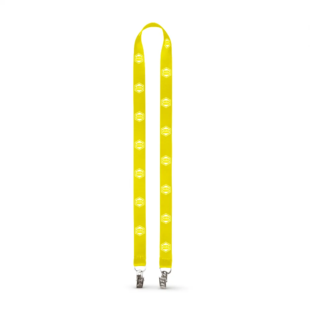 3/4" Flat Polyester Lanyard - Digitally Dye Sublimated