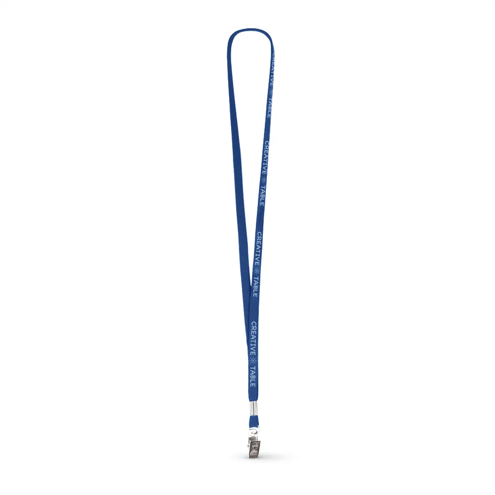 3/8" Tubular Polyester Lanyard - Silkscreen