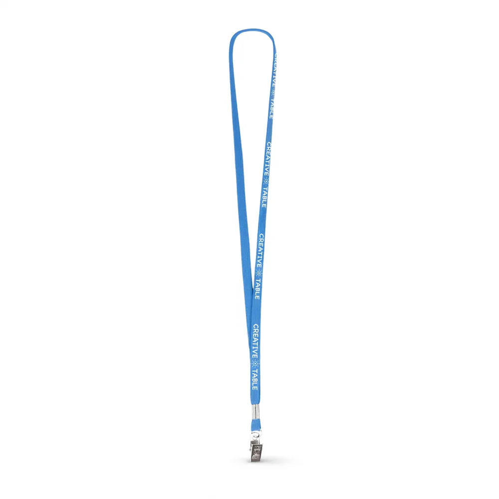 3/8" Tubular Polyester Lanyard - Silkscreen