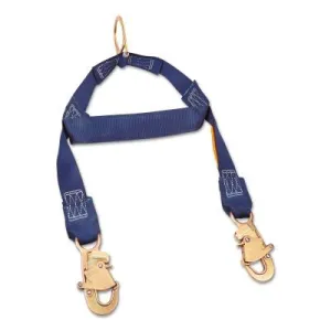3M™ Rescue/Retrieval Y-Lanyards with Spreader Bar, 2 ft, Snap Hook, 310 lb, 1231460
