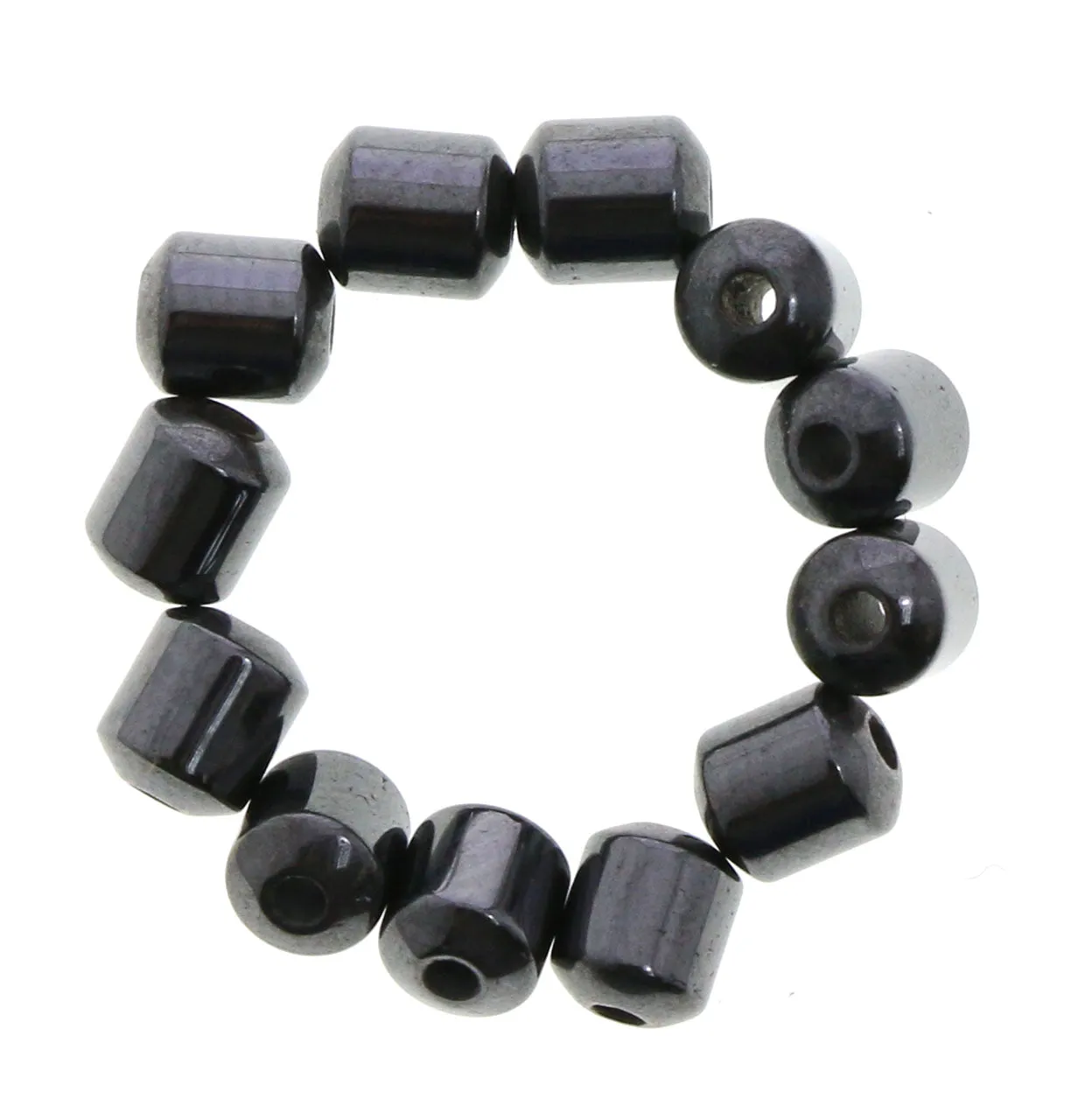 4mm Magnetic Hematite Drum Mh06