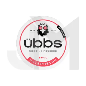 6mg Übbs Watermelon Regular Strength Nicotine Pouches - 20 Pouches