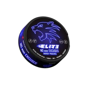 80mg Elite Raspberry Energy Caffeine Pouches - 22 Pouches