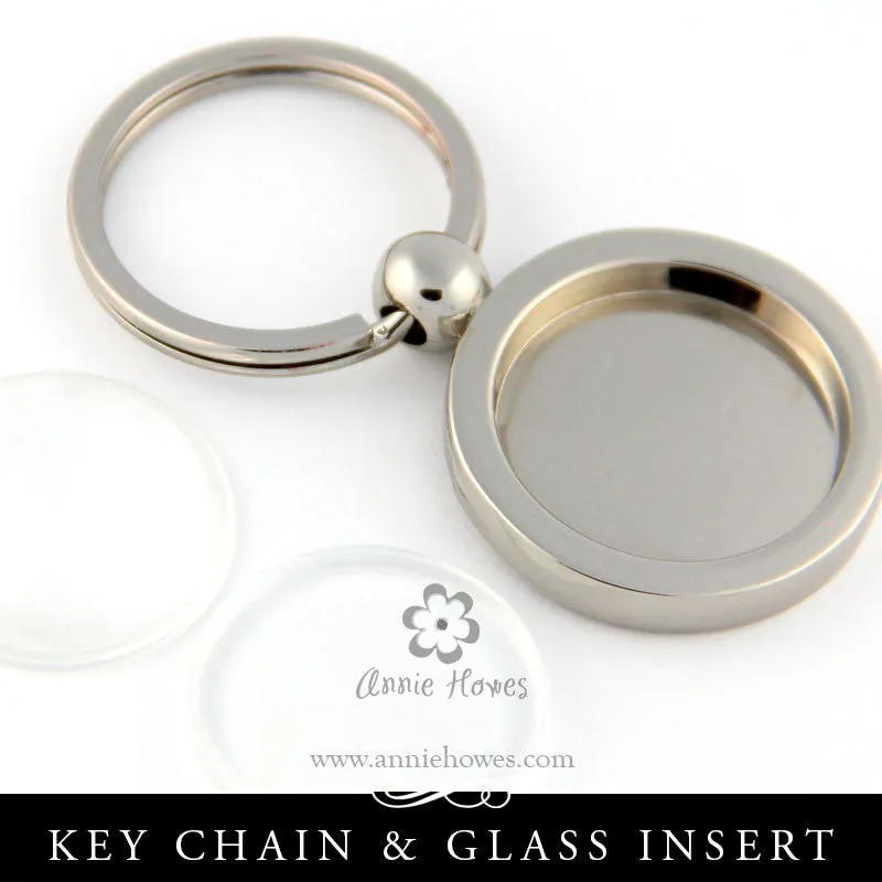Aanraku Blank Key Holder With Glass - Circle