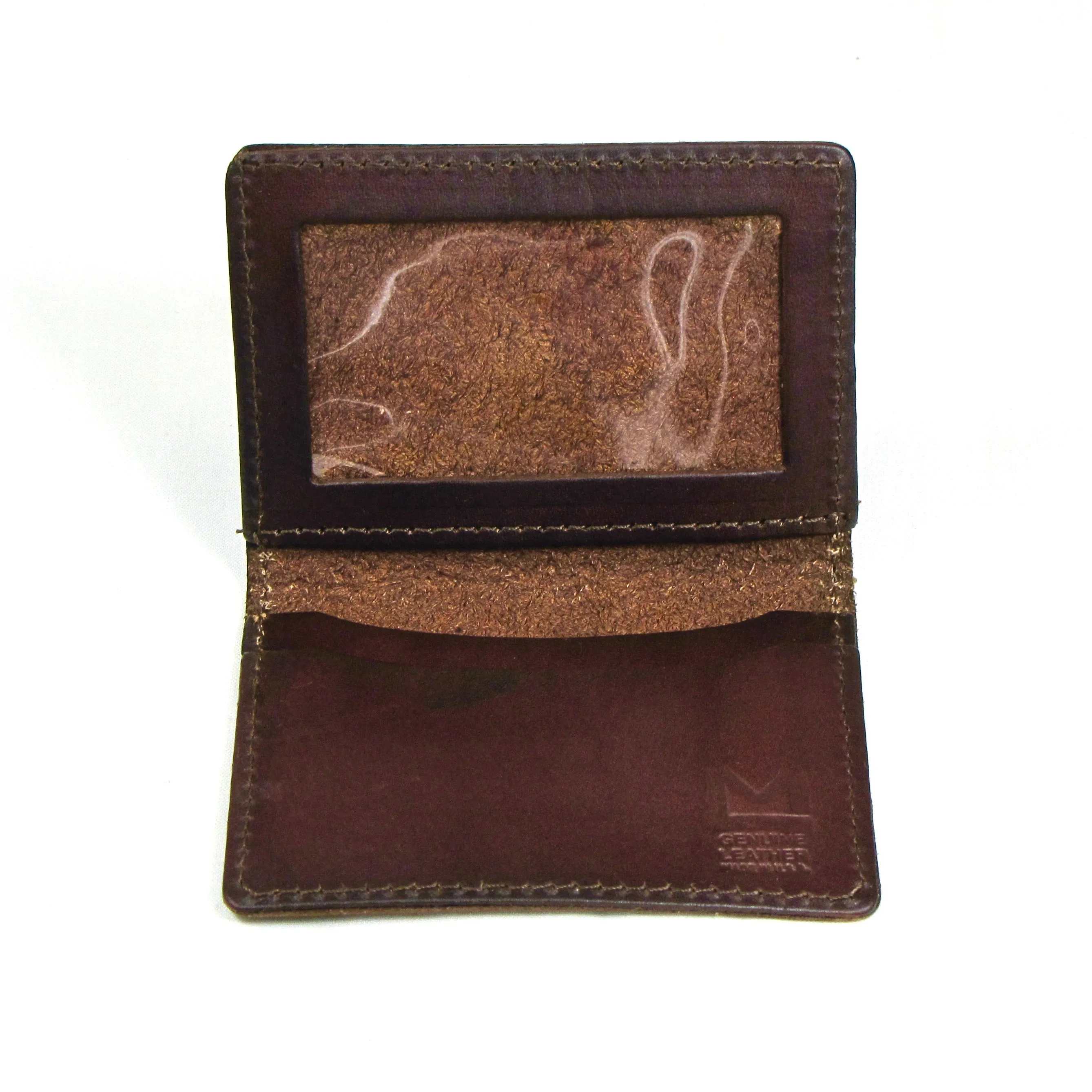 AC303-42  Antique Finish Card Case - Eagle
