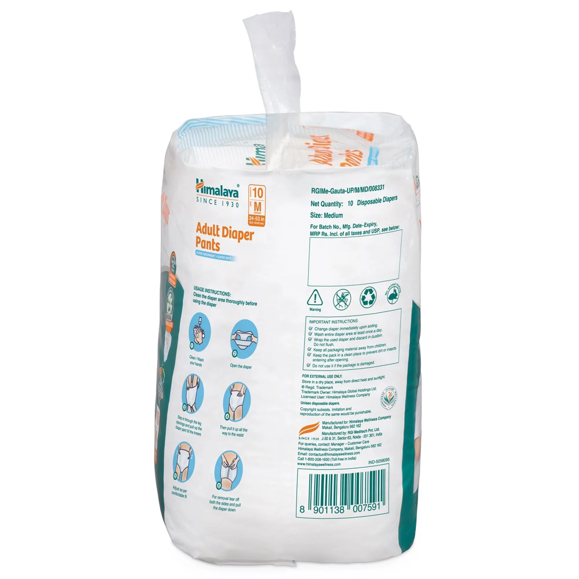 Adult Diaper Pants