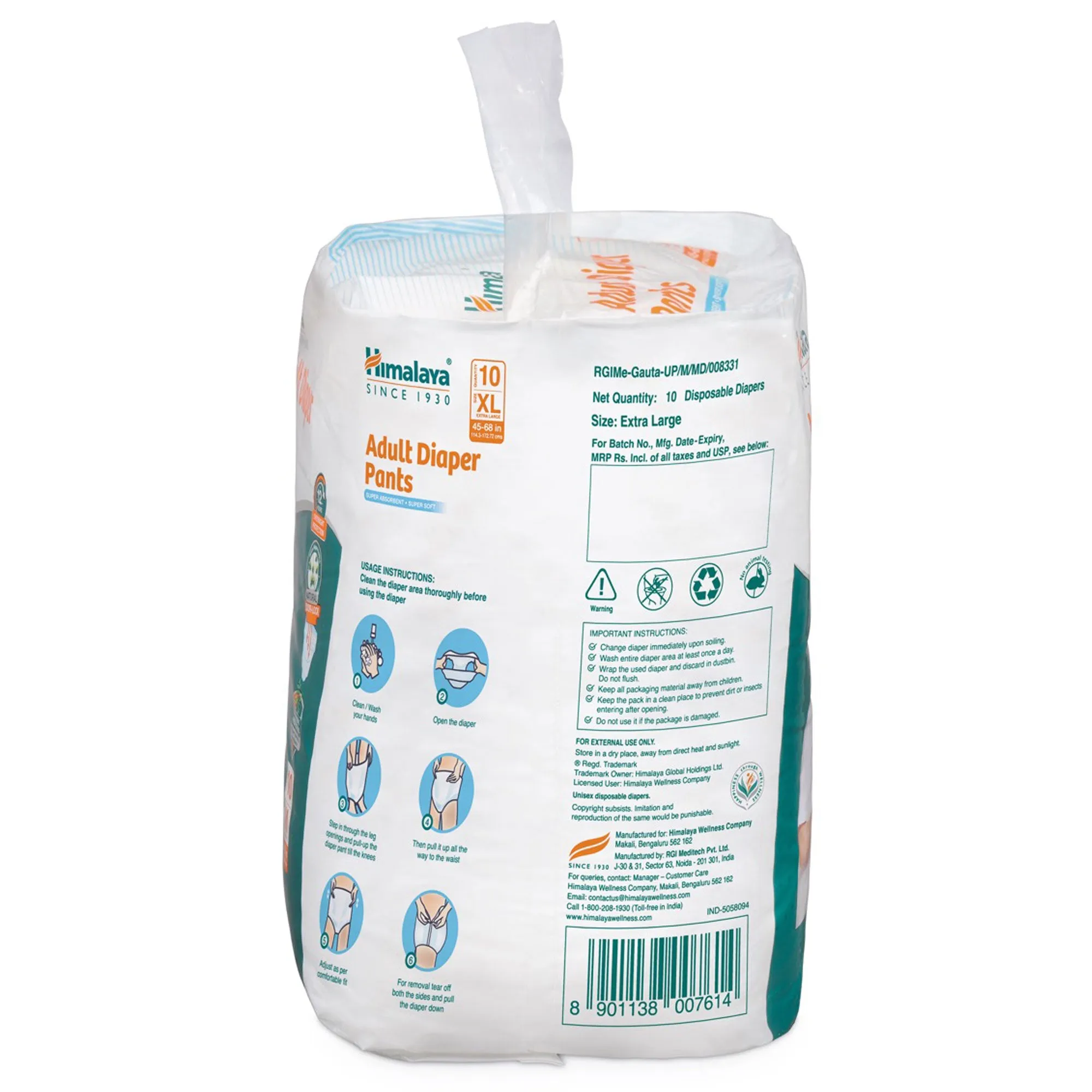 Adult Diaper Pants