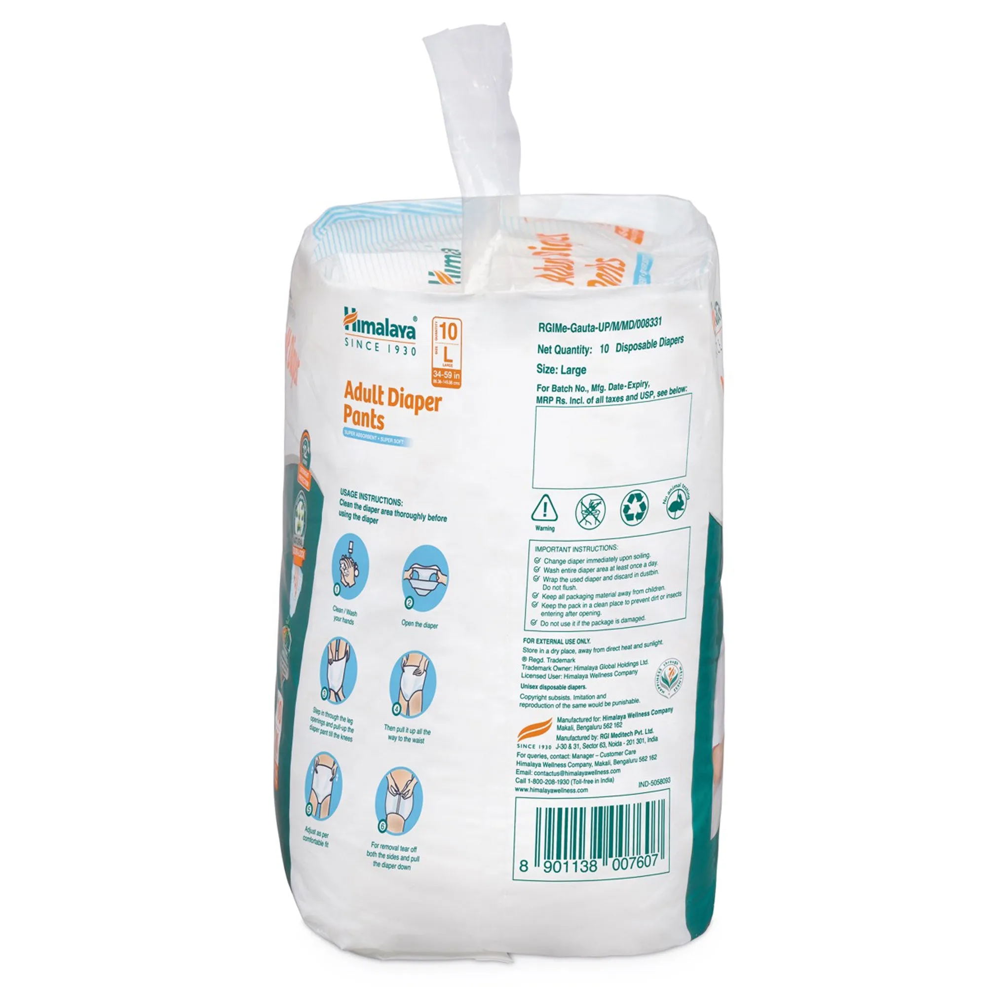 Adult Diaper Pants
