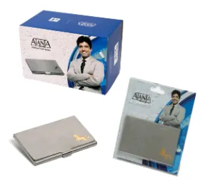 Ajanta Card Holder 901 Credit Card Holder Debit Card Holder Business Card Holder Visiting Card Holder Visiting Card Case ATM Card Holder Stainless Steel Card Holder