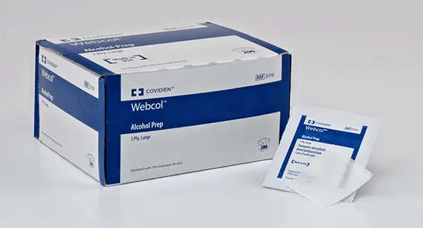 Alcohol Prep Sterile WEBCOL Premium by Cardinal Health