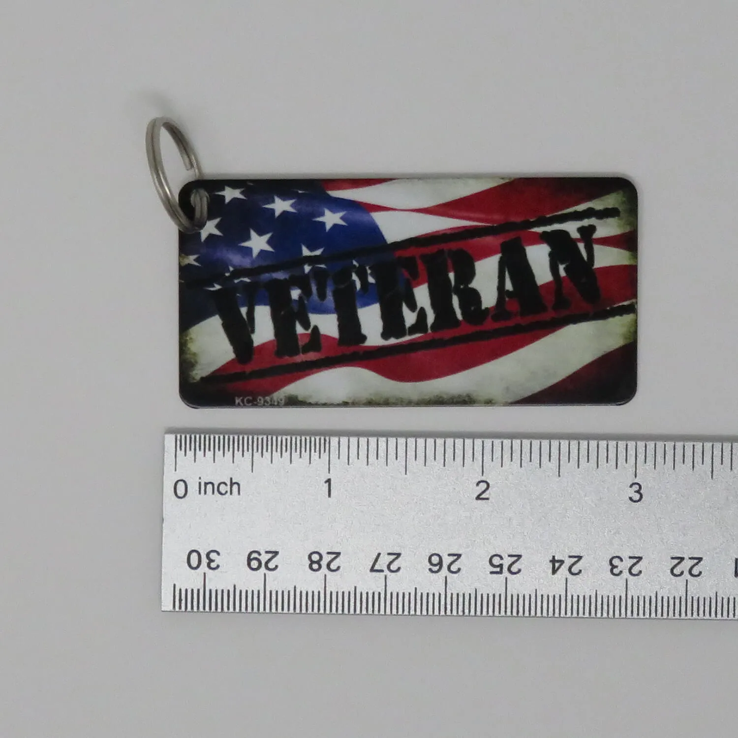 American Flag Veteran Key Chain