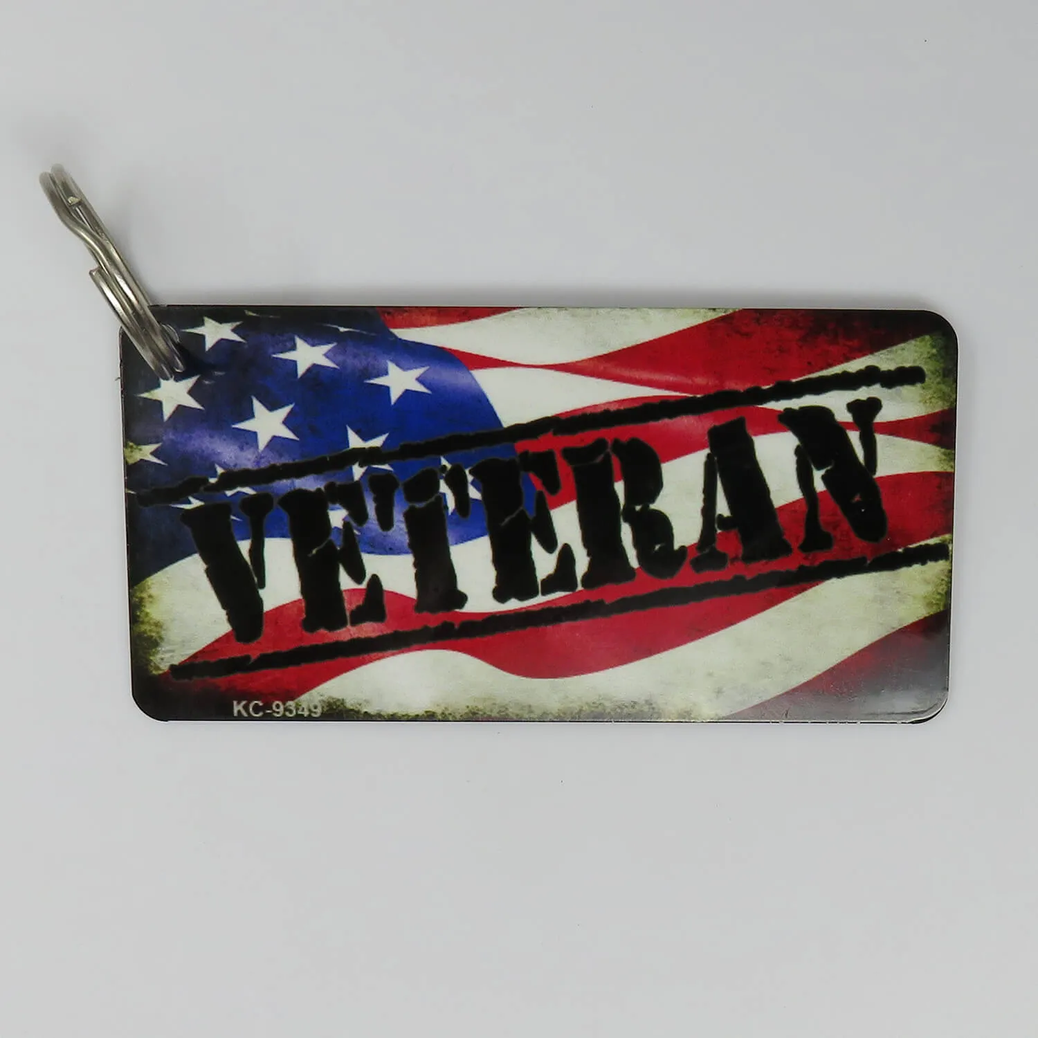 American Flag Veteran Key Chain