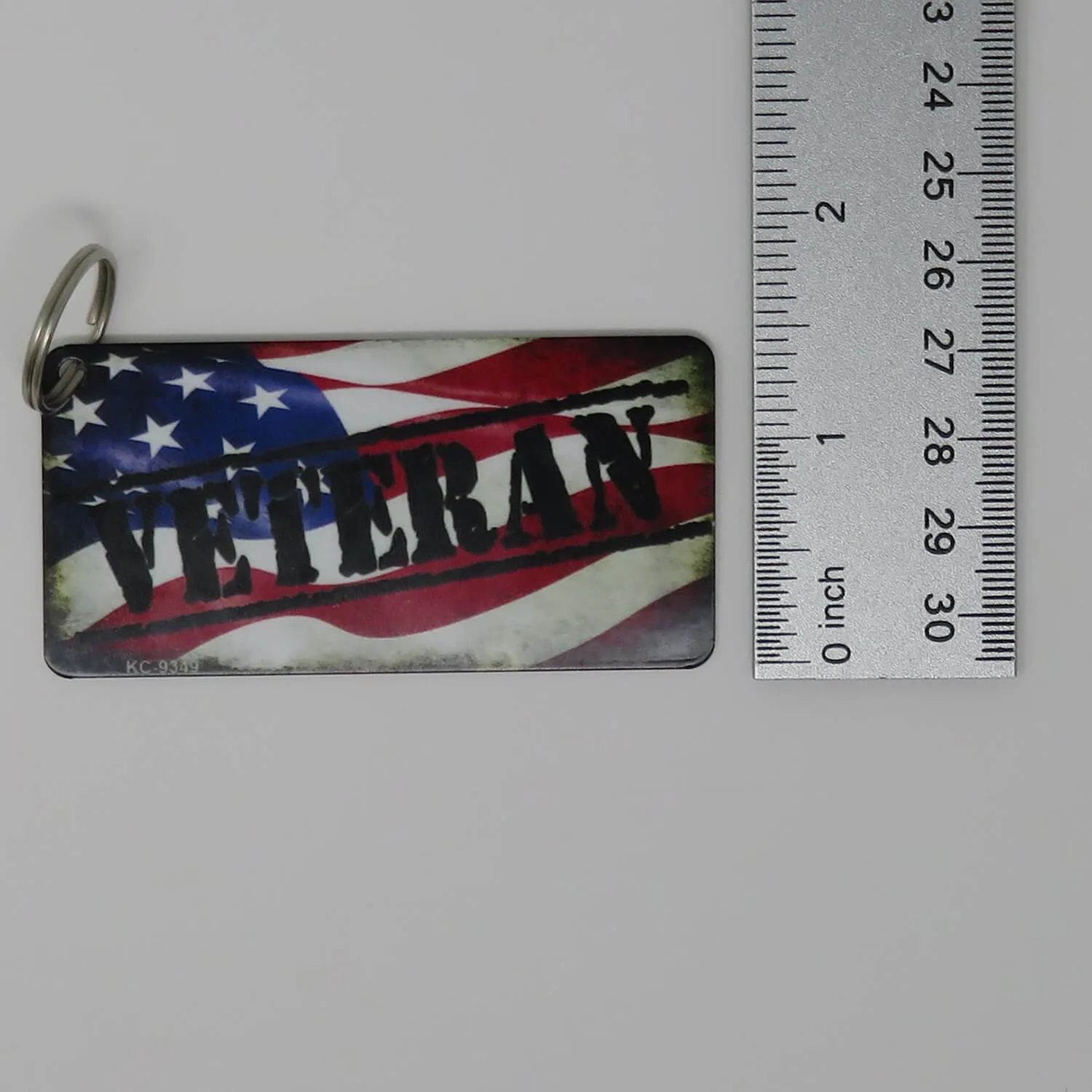 American Flag Veteran Key Chain
