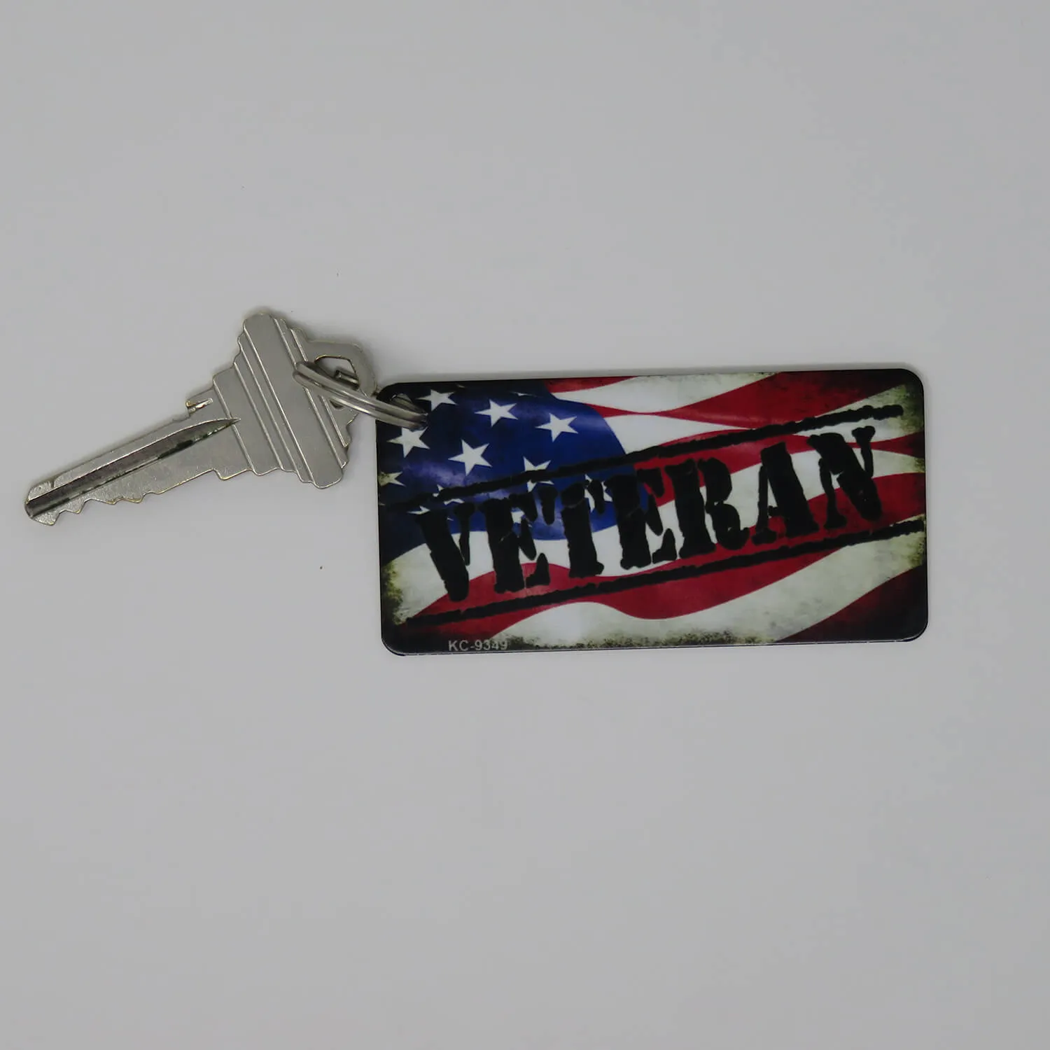 American Flag Veteran Key Chain