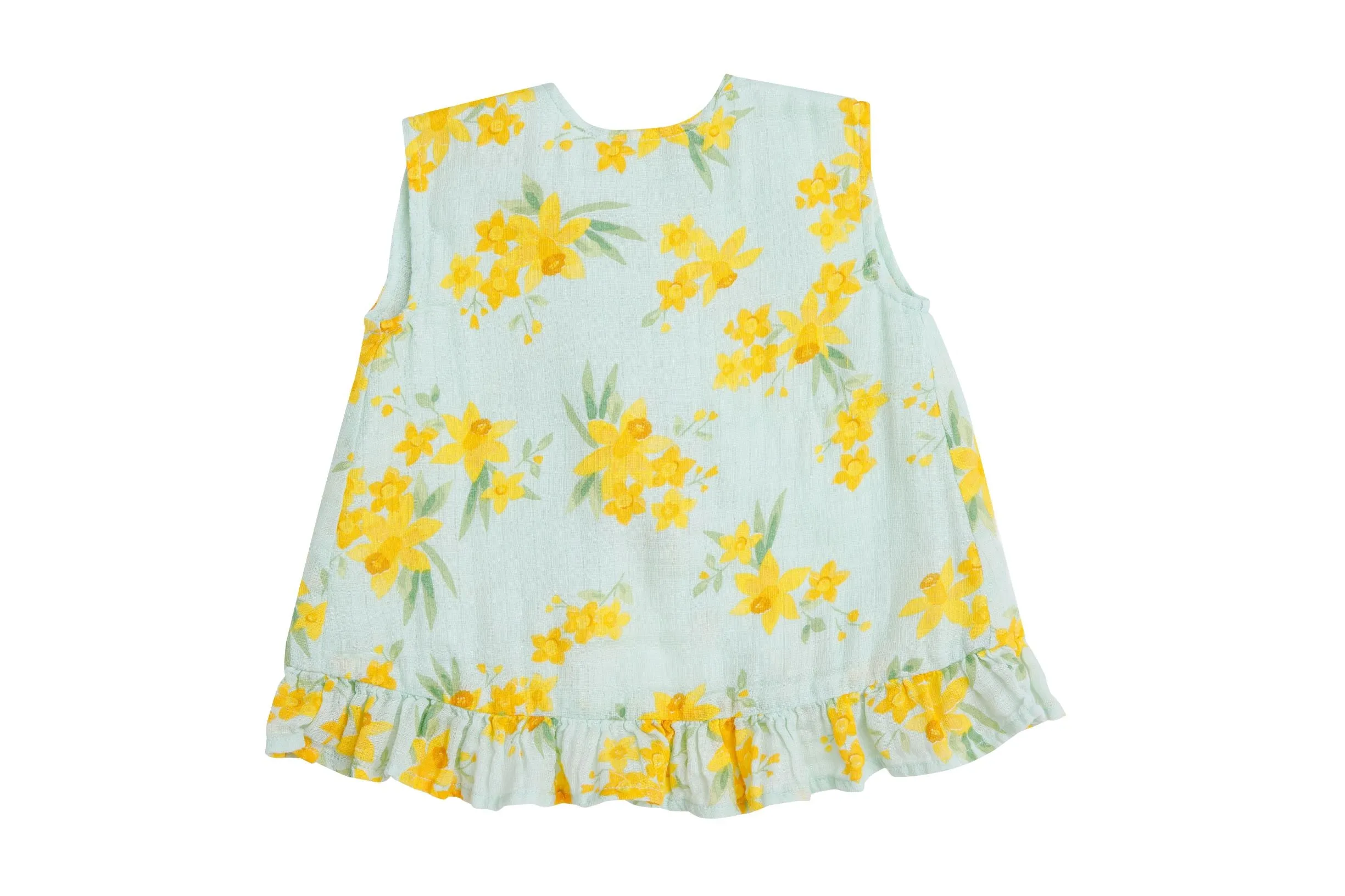 Angel Dear Daffodils Muslin Ruffle Top & Bloomer Set