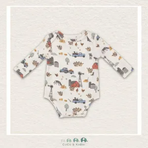 Angel Dear: Hay Farmer Diaper Shirt